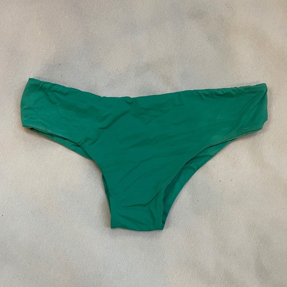 San Lorenzo Green Cinched Bikini Bottoms - Picture 2 of 3